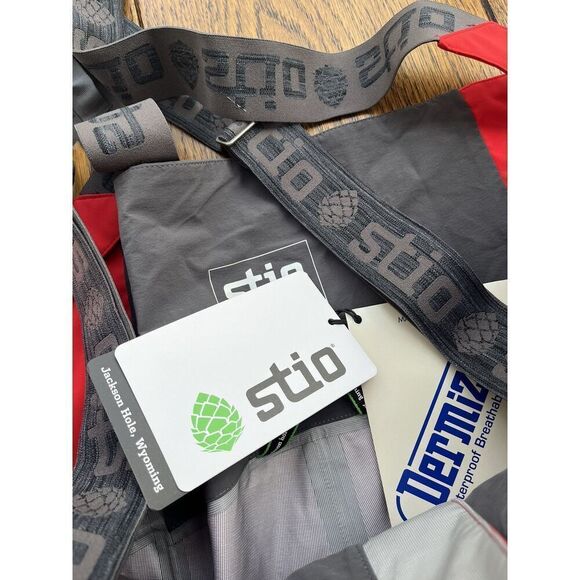 NWT Stio Environ Bib Ski Snowboard Pants Red Men's XXL Elderberry Red $459 MSRP - Picture 4 of 8